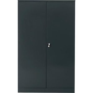 Stahlschrank, H 1950 x B 1200 x T 420 mm, anthrazitgrau 7016