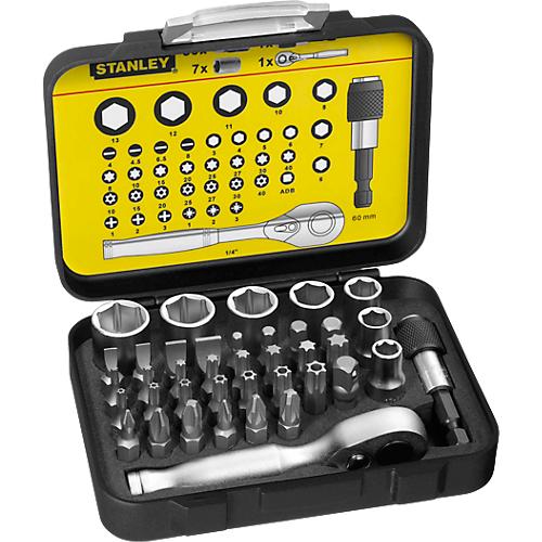 STANLEY '1/4' Bit-Satz, 25mm, 39-tlg.