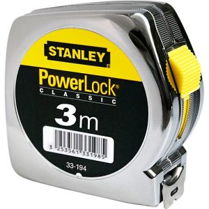 STANLEY Bandmaß PowerLock®, L 3m x B 12,7 mm STANLEY Bandmaß PowerLock®, L 3m x B 12,7 mm