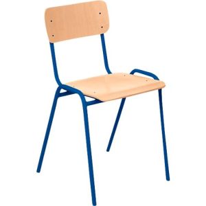 Stapelstuhl Ceha® CS 3, stapelbar bis 15 Stück, ohne Armlehnen, Sperrholz & Stahlrohr pulverbeschichtet, B 385 x T 390 x H 490 mm, Buche/blau Stapelstuhl Ceha® CS 3, stapelbar bis 15 Stück, ohne Armlehnen, Sperrholz & Stahlrohr pulverbeschichtet, B 385 x T 390 x H 490 mm, Buche/blau