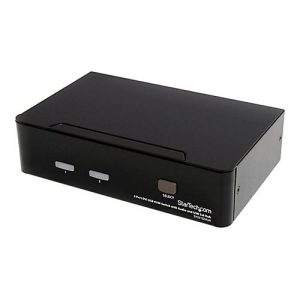 StarTech.com 2 Port DVI USB KVM Switch mit Audio und USB 2.0 Hub – 2-fach Dual DVI-I USB Umschalter – KVM-/Audio-/USB-Switch – 2 Anschlüsse StarTech.com 2 Port DVI USB KVM Switch mit Audio und USB 2.0 Hub – 2-fach Dual DVI-I USB Umschalter – KVM-/Audio-/USB-Switch – 2 Anschlüsse