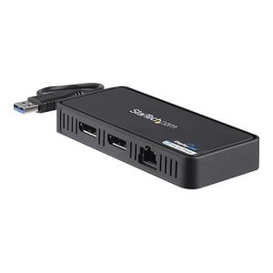 StarTech.com USB auf Dual DisplayPort – Mini Dock – Mac und Windows – Dual 4K 60Hz – GbE – DisplayPort Hub StarTech.com USB auf Dual DisplayPort – Mini Dock – Mac und Windows – Dual 4K 60Hz – GbE – DisplayPort Hub