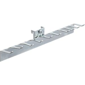 Stecknusshalter WFI, für Lochplatten mit Lochgröße 9 x 9 mm & Lochabstand 38 mm, L 250 x B 25 x H 30 mm, Stahl