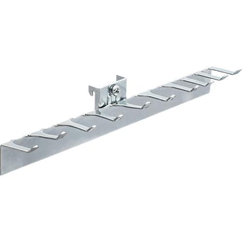 Stecknusshalter WFI, für Lochplatten mit Lochgröße 9 x 9 mm & Lochabstand 38 mm, L 250 x B 25 x H 30 mm, Stahl