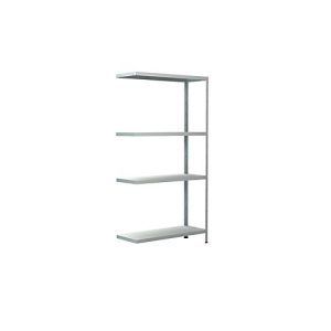 Steckregal im Baukastensystem, Anbauregal, 800 x 300 x 1500 mm, weiß Steckregal im Baukastensystem, Anbauregal, 800 x 300 x 1500 mm, weiß