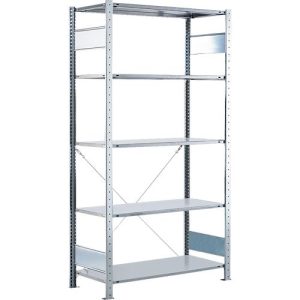 Steckregal MULTIplus150 Express, 5 Fachböden, Tragkraft 150 kg/Boden, Feldlast 1300 kg, B 1000 x T 300 x H 2000 mm, Stahl Steckregal MULTIplus150 Express, 5 Fachböden, Tragkraft 150 kg/Boden, Feldlast 1300 kg, B 1000 x T 300 x H 2000 mm, Stahl