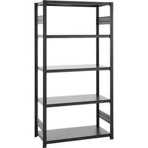 Steckregal ORDO Business, Grundregal, modular, 5 Fachböden, Fachlast 140 kg, Feldlast 1200 kg, B 1060 x T 635 x H 2000 mm, Stahl, schwarz Steckregal ORDO Business, Grundregal, modular, 5 Fachböden, Fachlast 140 kg, Feldlast 1200 kg, B 1060 x T 635 x H 2000 mm, Stahl, schwarz