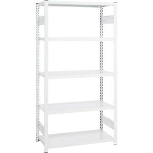Steckregal ORDO Professional, Grundregal, modular, 5 Fachböden, Fachlast 140 kg, Feldlast 1200 kg, B 1060 x T 535 x H 2000 mm, Stahl, verkehrsweiß RAL 9016 Steckregal ORDO Professional, Grundregal, modular, 5 Fachböden, Fachlast 140 kg, Feldlast 1200 kg, B 1060 x T 535 x H 2000 mm, Stahl, verkehrsweiß RAL 9016