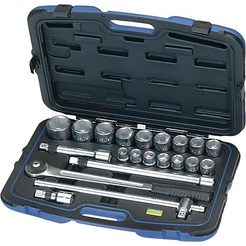 Steckschlüsselsatz 50810131080 21-tlg.3/4 Zoll SW 19-50mm Z.72 6KT