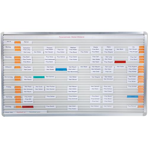 Stecktafel Visiplan, Streifen, 31 Schienen + Starterkit GRATIS
