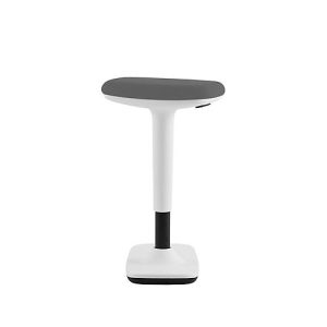 Steh-/ Sitzhocker Nowy Styl Timmi, Polyurethanschaum-Polster, Anti-Rutsch, Höhenverstellung, H 515-745 mm, weiß/anthrazit Steh-/ Sitzhocker Nowy Styl Timmi, Polyurethanschaum-Polster, Anti-Rutsch, Höhenverstellung, H 515-745 mm, weiß/anthrazit
