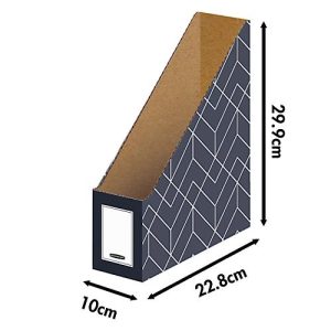 Stehsammler BANKERS BOX® Décor, FSC®-zertifizierter Karton, L 237 x B 106 x H 303 mm, für DIN A4 Formate, mitternachtsblau, 5 Stück Stehsammler BANKERS BOX® Décor, FSC®-zertifizierter Karton, L 237 x B 106 x H 303 mm, für DIN A4 Formate, mitternachtsblau, 5 Stück