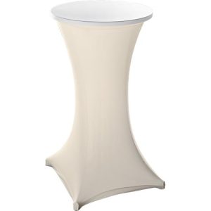 Stehtisch-Husse, ø 700 mm, champagner-ecru Stehtisch-Husse, ø 700 mm, champagner-ecru