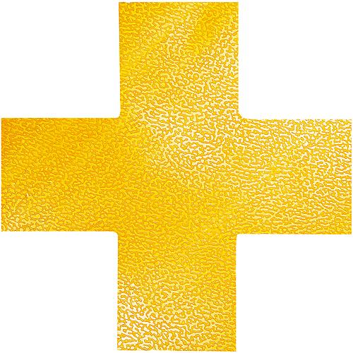 Stellplatz-Markierung Durable, selbstklebend in Kreuz-Form, für Böden, 10 Stück