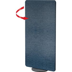 Stellwand Metropol, Sicht- & Geräuschschutz, drehbar, B 800 x T 400 x H 1700 mm, blau Stellwand Metropol, Sicht- & Geräuschschutz, drehbar, B 800 x T 400 x H 1700 mm, blau