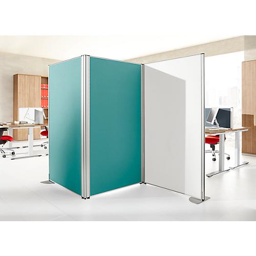 Stellwand Schallschutz System 40, Akustik- & Sichtschutz, B 1200 x H 1200 mm, türkis