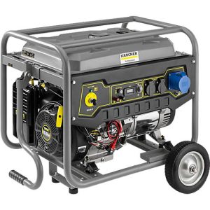 Stromerzeuger Kärcher® PGG 6/1, Benzinbetrieb, mobil, 5 kW, 25 l, bis 10 h, 74 dB, Spannungsregler, Ölmangel- & Überlastschutz, Elektrostartregler Stromerzeuger Kärcher® PGG 6/1, Benzinbetrieb, mobil, 5 kW, 25 l, bis 10 h, 74 dB, Spannungsregler, Ölmangel- & Überlastschutz, Elektrostartregler