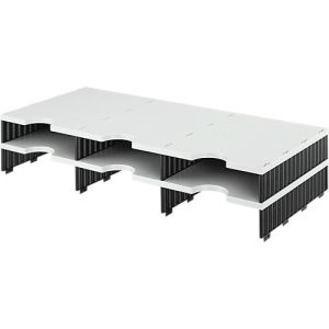 styro® Sortierstation styrodoc Standard, DIN C4, Polysytrol, Anbaueinheit, grau/schwarz styro® Sortierstation styrodoc Standard, DIN C4, Polysytrol, Anbaueinheit, grau/schwarz