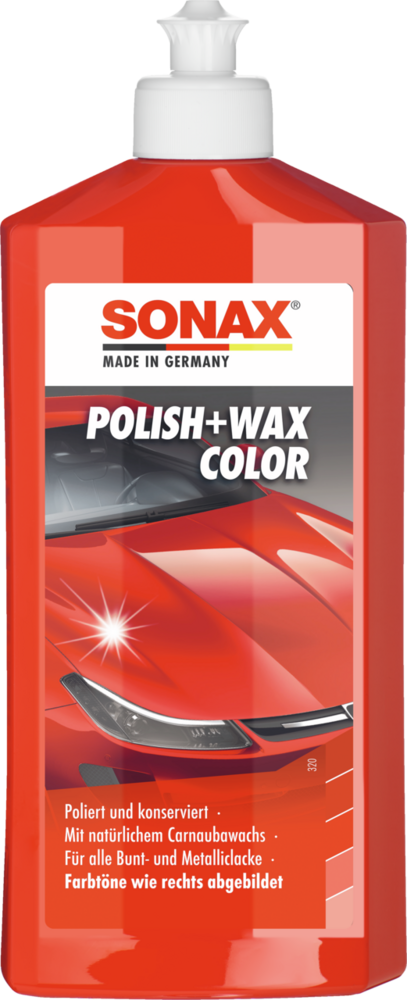 SONAX Polish+Wax Color rot