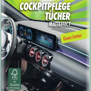 SONAX Cockpit Pflegetücher Green Lemon Box SONAX Cockpit Pflegetücher Green Lemon Box