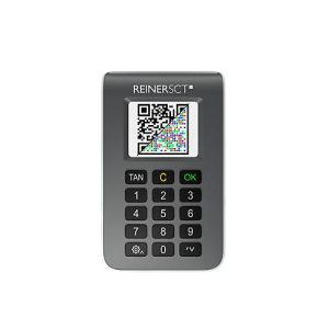 TAN Generator REINERSCT tanJack photo QR, für Sm@rtTAN photo & chipTAN QR, bis 5 Jahre Batterielaufzeit, grau TAN Generator REINERSCT tanJack photo QR, für Sm@rtTAN photo & chipTAN QR, bis 5 Jahre Batterielaufzeit, grau