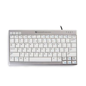 Tastatur BakkerElkhuizen UltraBoard 950 Kompakt, ergonomisch, 2 USB-Ports, alufarben Tastatur BakkerElkhuizen UltraBoard 950 Kompakt, ergonomisch, 2 USB-Ports, alufarben