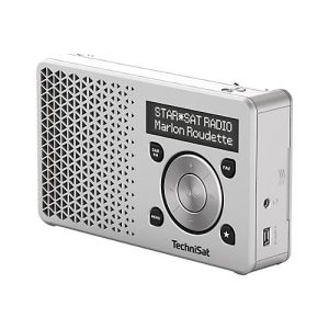 TechniSat DigitRadio 1 – Tragbares DAB-Radio – 1 Watt – Silber TechniSat DigitRadio 1 – Tragbares DAB-Radio – 1 Watt – Silber