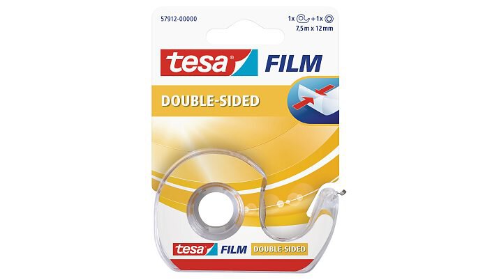 TESA Doppelseitiges Klebeband + Abroller