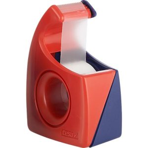TESA Klebefilm-Handabroller Easy Cut, 10 m x 19 mm, rot/blau TESA Klebefilm-Handabroller Easy Cut, 10 m x 19 mm, rot/blau