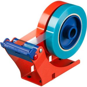 tesa® Tischabroller 6012, für 2 Rollen bis Ø 145 x B 25-50 mm, Messerabdeckung, L 175 x B 67 x H 130 mm, Metall, rot-blau tesa® Tischabroller 6012, für 2 Rollen bis Ø 145 x B 25-50 mm, Messerabdeckung, L 175 x B 67 x H 130 mm, Metall, rot-blau