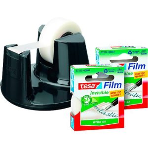 tesafilm® Tischabroller Easy Cut Compact + 3 Rollen Klebefilm matt-unsichtbar tesafilm® Tischabroller Easy Cut Compact + 3 Rollen Klebefilm matt-unsichtbar