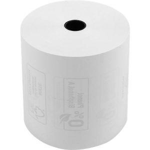 Thermorolle Exacompta, rückseitig bedruckt, 1-lagig, 48 g/m², L 76 m x B 80 mm, Ø 80 mm, 10 Rollen, weiß Thermorolle Exacompta, rückseitig bedruckt, 1-lagig, 48 g/m², L 76 m x B 80 mm, Ø 80 mm, 10 Rollen, weiß