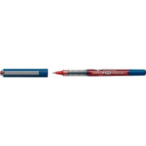 Tintenroller uni-ball UB EYE Ocean Care, Strichstärke 0,4 mm, Kugel-Ø 0,7 mm, dokumentenecht, Sichtfenster, 75 % Recycling-Kunststoff, 12 Stück, Schreibfarbe rot Tintenroller uni-ball UB EYE Ocean Care, Strichstärke 0,4 mm, Kugel-Ø 0,7 mm, dokumentenecht, Sichtfenster, 75 % Recycling-Kunststoff, 12 Stück, Schreibfarbe rot