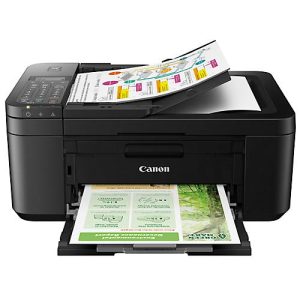 Tintenstrahl-Multifunktionsdrucker Canon PIXMA TR4650, 4-in-1, USB/WLAN, Auto-Duplex/Mobildruck, bis A4, schwarz Tintenstrahl-Multifunktionsdrucker Canon PIXMA TR4650, 4-in-1, USB/WLAN, Auto-Duplex/Mobildruck, bis A4, schwarz