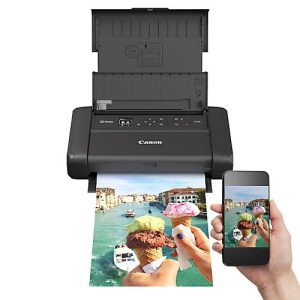 Tintenstrahldrucker Canon PIXMA TR150, mobil, bis A4, WLAN/USB-Print, s/w & Farbe, mit Akku Tintenstrahldrucker Canon PIXMA TR150, mobil, bis A4, WLAN/USB-Print, s/w & Farbe, mit Akku