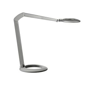 Tischfuß für LED-Tischleuchte Ovelo, ringförmig, einfache Steckverbindung, silbergrau Tischfuß für LED-Tischleuchte Ovelo, ringförmig, einfache Steckverbindung, silbergrau