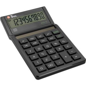 Tischrechner Twen Eco 10, solarbetrieben, 10-stelliges Display, MU- & GT-Funktion Tischrechner Twen Eco 10, solarbetrieben, 10-stelliges Display, MU- & GT-Funktion