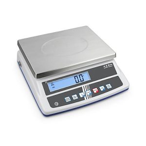 Tischwaage Kern FCD-10K-3, Wägebereich bis 15 kg, RS-232 Schnittstelle, Akkubetrieb, B 300 x T 230 x H 12,5 mm, Edelstahl & Kunststoff, silber Tischwaage Kern FCD-10K-3, Wägebereich bis 15 kg, RS-232 Schnittstelle, Akkubetrieb, B 300 x T 230 x H 12,5 mm, Edelstahl & Kunststoff, silber
