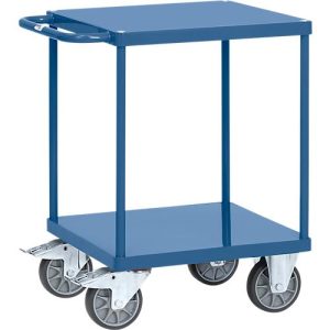 Tischwagen mit Stahlblech-Plattformen, L 1047 x B 509 x H 860 mm Tischwagen mit Stahlblech-Plattformen, L 1047 x B 509 x H 860 mm