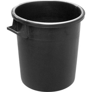 Tonne, aus HDPE, stapelbar 50 Liter, schwarz Tonne, aus HDPE, stapelbar 50 Liter, schwarz