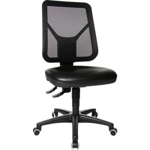 Topstar Arbeitsdrehstuhl TEC 80 PK mit Rollen, schwarz Topstar Arbeitsdrehstuhl TEC 80 PK mit Rollen, schwarz