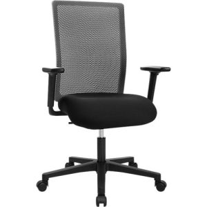 Topstar Bürostuhl Free Point, mit Armlehnen, Wippmechanik, Muldensitz, Netzrücken, dunkelgrau/schwarz Topstar Bürostuhl Free Point, mit Armlehnen, Wippmechanik, Muldensitz, Netzrücken, dunkelgrau/schwarz