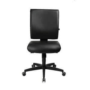 Topstar Bürostuhl LIGHTSTAR 10, ohne Armlehnen, Synchronmechanik, Flachsitz, Kunstleder desinfektionsmittelbeständig, schwarz/schwarz Topstar Bürostuhl LIGHTSTAR 10, ohne Armlehnen, Synchronmechanik, Flachsitz, Kunstleder desinfektionsmittelbeständig, schwarz/schwarz