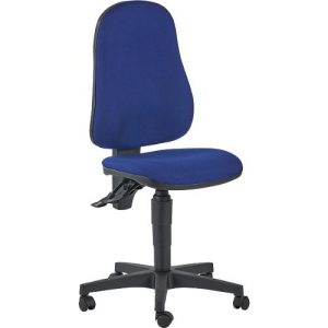Topstar Bürostuhl Point 600, Permanentkontakt-Mechanik, ohne Armlehnen, Muldensitz, blau Topstar Bürostuhl Point 600, Permanentkontakt-Mechanik, ohne Armlehnen, Muldensitz, blau