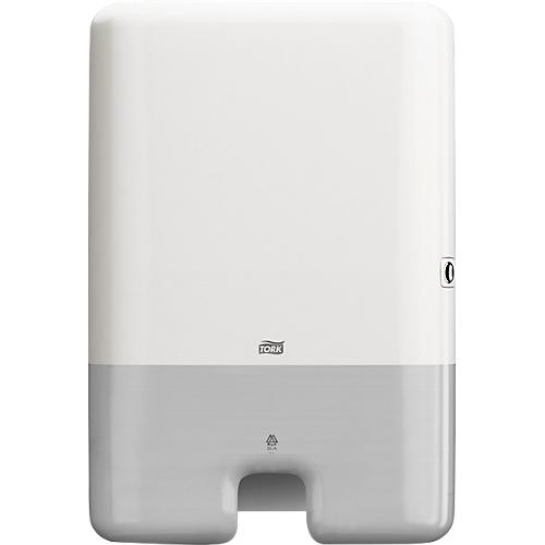 Tork® Handtuchspender ImageLine 552000, Einzeltuchentnahme, Überfüllungsschutz, groß, Kunststoff, weiß