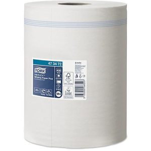 Tork® Mehrzweck-Papierwischtücher Reflex 473472, 2-lagig, Innenabrollung M4, L 150 m x B 194 mm, Ø 185 mm, 6 Rollen á 150,8 m, weiß Tork® Mehrzweck-Papierwischtücher Reflex 473472, 2-lagig, Innenabrollung M4, L 150 m x B 194 mm, Ø 185 mm, 6 Rollen á 150,8 m, weiß
