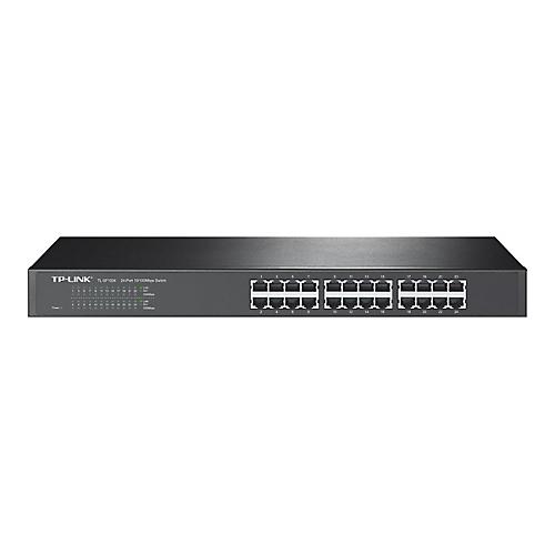 TP-LINK TL-SF1024 - Switch - 24 x 10/100 - Desktop, an Rack montierbar