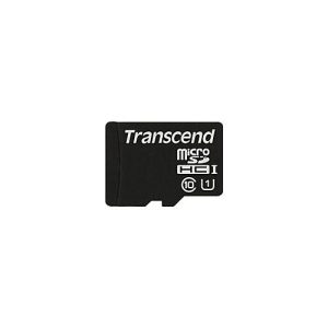Transcend Premium – Flash-Speicherkarte (microSDHC/SD-Adapter inbegriffen) – 16 GB – UHS-I U1 / Class10 – microSDHC UHS-I