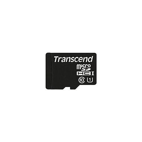 Transcend Premium - Flash-Speicherkarte (microSDHC/SD-Adapter inbegriffen) - 16 GB - UHS-I U1 / Class10 - microSDHC UHS-I