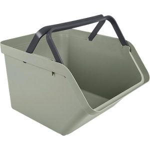 Transportbox Sunware® Sigma Home, Volumen 45 l, klappbare Handgriffe, L 493 x B 388 x H 298 mm, Recycling-Polypropylen, grün Transportbox Sunware® Sigma Home, Volumen 45 l, klappbare Handgriffe, L 493 x B 388 x H 298 mm, Recycling-Polypropylen, grün